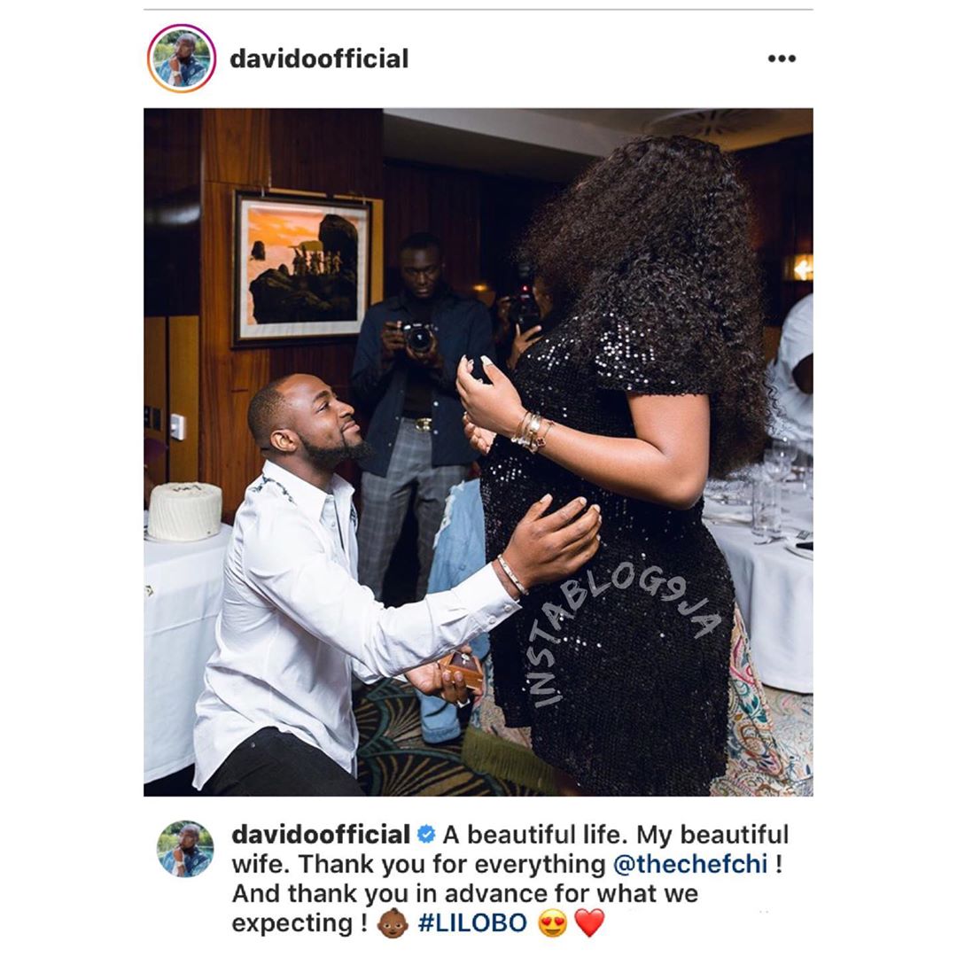 CONGRATULATIONS!! Davido Finally Confirms He Is Expecting A Child With Chioma (Drop Your Well Wishes)