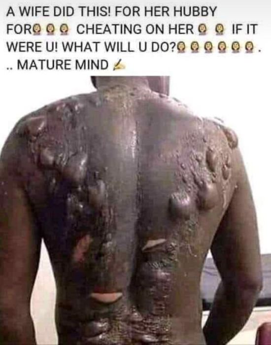 SAY THE TRUTH!!! What Will You Do If Your Wife / Girlfriend Should Do This To You For Cheating?