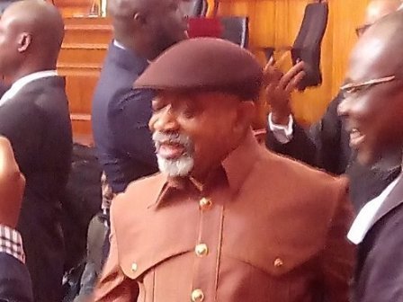 DR Chris Ngige arriving court today