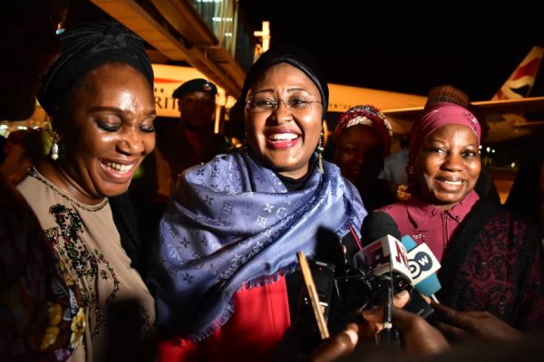 ”I Am Happy To Be Home” – Aisha Buhari