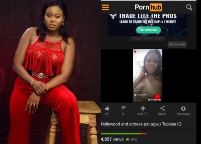 Actress Pat Ugwu Exposes Her Boobs In Instalive Video (18+)