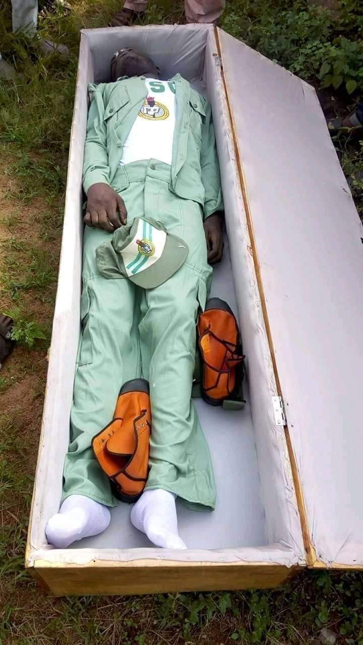 Kogi Election: Corper Who Lost His Life To Thugs Buried Amidst Tears (Disturbing Photos)