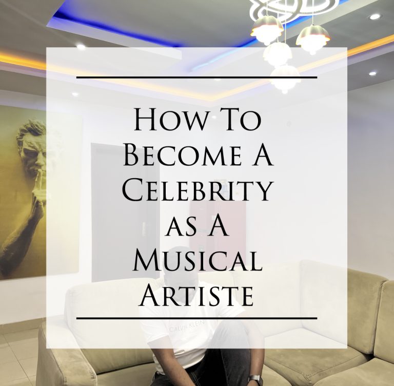 How to become a celebrity